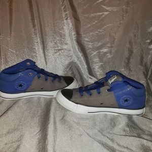 Boys Blue & Grey Size 2 Converse